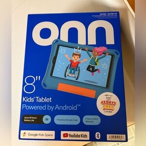 ONN  8 inch kids tablet, powered by android